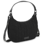 Lois - Sac À Main Femme Élégant, Sac Bandoulière Femme Cuir, Sac Femme Tendance, Sac À Main Femme Chic, Sac A Main Femmes Bandoulieres 316656, Noir