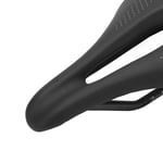 (black)155mm Bicycle Saddle Carbon Fiber Leather Saddle Durable Dual Spring For