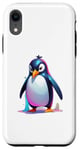 Coque pour iPhone XR Costume incroyable de pingouin pour les fans de l'Arctique