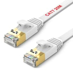 20m platt Ethernet-kabel Lång Cat. 7 Hög hastighet Gigabit Lan-kabel 10gbps Rj45 Stp Internet Patch-kabel Kompatibel med Cat5 Cat6 Ca