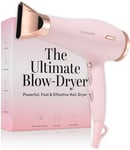 1800w Pink Hair Dryer - Lightweight Hairdryer for Women for Fast Drying, Shine & Control - Hairdryers by Lily England (UK Plug)