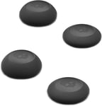 Convex Thumb Grip Caps Joystick Cap Analog Stick Cap Thumbstick Grip Cover For Nintendo Switch Pro Controller & Ps5 / Ps4 / Slim/Pro Controller - Black, 2 Pairs (4pcs)