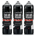 Car Air Freshener - Removes Odours - New Car Fragrance - 3 x 400ml