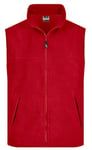 Gilet Sans Manches Bodywarmer Polaire Homme - Jn045 - Rouge