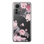 Babaco ERT GROUP mobile phone case for Xiaomi MI 12 LITE original and officially Licensed pattern Flowers 055 optimally adapted to the shape of the mobile phone, partially transparent