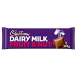 Cadbury Dairy Milk Fruit & Nut Chocolate Bar, 300g