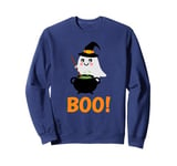 Halloween Ghost Boo! with Magic Cauldron - Magic Potion Boo! Sweatshirt