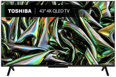 Toshiba 43 Inch 43QV2F63DB Smart UHD HDR QLED Freely TV