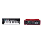 Novation Launchkey 49 [MK3] MIDI Keyboard Controller — Seamless Ableton Live Integration & Focusrite Scarlett Solo 3rd Gen USB Audio Interface, The Guitarist, Vocalist, Podcaster Or Producer