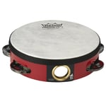 Remo TA-5106-52- Fiberskyn Tambourine Quadura Deep Red, 6"