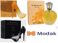 Modak 3 Pack women Perfume Gold Diamond, Story Of Lily ,Black Diamond EDP 100ml