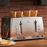 Russell Hobbs Eclipse 4 Slice Stainless Steel Toaster