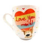 Boofle Love You More Love In Technicolor Mug Gift Idea