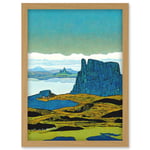 The Storr Isle Of Skye Scottish Landscape Artwork Framed Wall Art Print A4