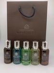 Molton Brown Men's Body Wash / Shower Gel / Gift Set 5 x 30ml Bottles - NEW