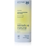 Attitude Sensitive Natural Face stick Mineral solcreme Stift til sensitiv hud 20 g