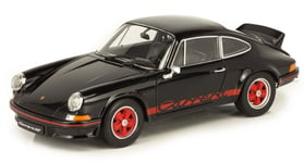 WELLY - Voiture sportive PORSCHE 911 Carrera RS de 1973 de couleur noire - 1/...