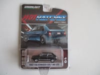 MINIATURE 1/64 GREENLIGHT VOLKSWAGEN GOLF GTI MK1 NOIRE 1983