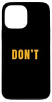 iPhone 13 Pro Max University Varsity-Gold Just Don't Varsity-Gold Case