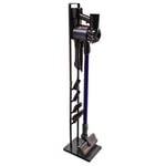 Paxanpax PFC764_18, PFC764S Cordless Vacuum Cleaner and Accessories Floor Stand for Dyson V15 Detect Animal, Vacuum Holder, Rack, Freestanding Metal Design, No Drilling The Wall, Dark Grey