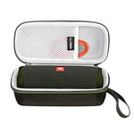 L LTGEM Case for JBL Flip 6, JBL Flip 5, JBL Flip Essential 2 Speaker - Portable Travel Case (Case Only) - Green