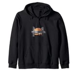 Duct-Taped Hamburger: The $6 Million Laughs Funniest Holiday Zip Hoodie