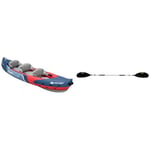 Sevylor Kayak Gonflable Tahiti Plus, Canoë Canadien 2+1 Personnes, Kayak de Mer, 363 x 88 cm + Sevylor Pagaie Double Asymétrique Aluminium pour Kayak en 2 Eléments K-Perf230 - 230 x 18 cm