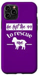 iPhone 11 Pro Christian Quote Left 99 Rescue Me Sheep Shepherd Bible Story Case