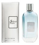 Silver Night Men's Perfume Designer Fragrance 100ml Eau de Parfum Men Aftershave