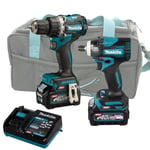 Makita DK2410XGT Combokit DF002GZ+TW004GZ 40V (1x4,0ah + 1x2,0ah)