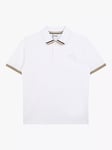 HUGO BOSS Kids' Short Sleeve Polo Shirt, White