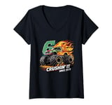 Womens crushing it" since 2017 Monster Truck Fans Kids and Adults V-Neck T-Shirt