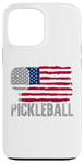 iPhone 13 Pro Max Pickleball American Flag July 4 Independence Day Case