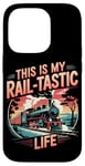 Coque pour iPhone 14 Pro Rail-Tastic Life Locomotive de train