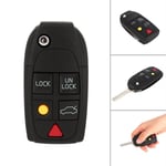 Car-Styling Flip Key Shell -suojus sopii VOLVO S60 S80 V70 XC70 XC90 5 painikkeen kaukosäätimen koteloon Fob N