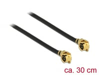 DELOCK – Antenna Cable MHF® I plug to MHF® I plug 1.13 30 cm (89609)