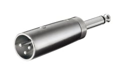 Adapter XLR-hane till 6,3 mm-hane