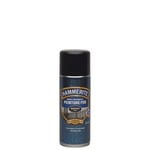 Peinture aérosol extérieure métal direct sur rouille Hammerite martelé noir 400ml