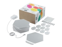 Nanoleaf Shapes Smarter Kit - Trådlös Belysningsuppsättning - Led X 9 - 2 W - Klass G - 16 Miljoner Färger - 1200-6500 K - Sexhörning