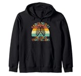 Radiologists the inside Storytellers Radiology Zip Hoodie