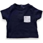 T-shirt enfant Petit Bateau  T-shirt bébé Bleu - 3 mois