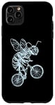 Coque pour iPhone 11 Pro Max Bee Cycling Vélo Drôle Animal Cool Insecte Biker Ride Bike