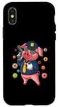 iPhone X/XS Pig Cop Fun Police Officer Doughnut Distrust Law Enforcement Case