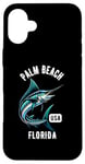 Coque pour iPhone 16 Plus Motif Palm Beach Floride USA Fishing