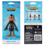 FIGURINE LOONEY TUNES DAFFY CANARD BENDYFIGS MINI CAOUTCHOUC 12 CM