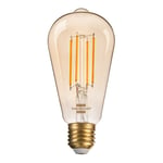 Brennenstuhl Lampe Connect WiFi filament LED Edison E27, 470lm, 4,9W