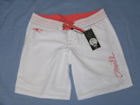 BNWT  O'NEILL Ladies Honolulu Board Shorts   Super White  26 " Waist