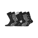 Serge Blanco Homme Chaussettes Ser/Chvx6/1, AS2/CA, 43-46 EU