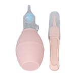 Baby Manual Nasal Aspirator Silicone Nose Mucus Suction Sucker Cleaning Tool TOU