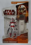 STAR WARS SHOCK TROOPER SL14 SAGA LEGENDS ACTION FIGURE + BATTLE GEAR NEW